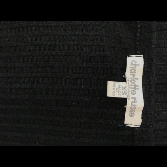 Charlotte Rouse black dress size XS gently used - Picture 5 of 5